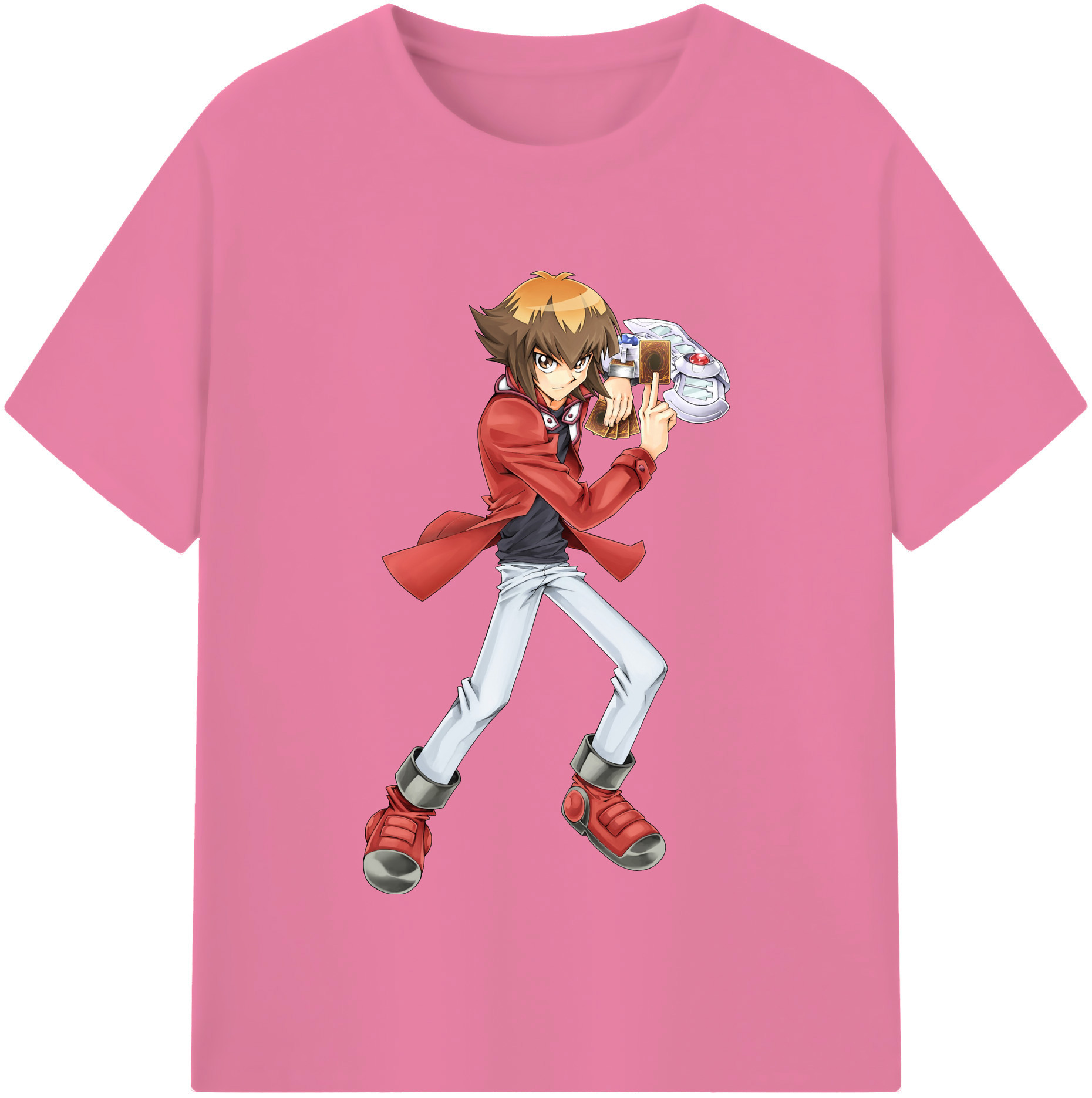 （画像用） 遊☆戯☆王 Yu-Gi-Oh! 綿100％半袖Tシャツ（フロントプリント）